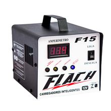 Carregador de Bateria Flach F15 15A 12V