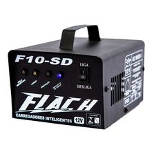 Carregador de Bateria Flach F10-SD 10A 12V