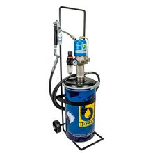 Propulsora Pneumática para Graxa 15kg Bozza 11015-G5 com Tambor e Carrinho