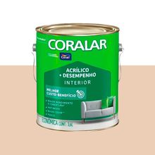 Tinta Acrílica Fosca Coralar Mais Desempenho Coral Areia