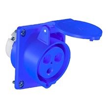 Tomada Industrial Embutir 32A Azul 3 Polos Weg