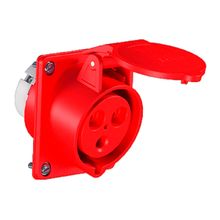 Tomada Industrial Embutir 16A Vermelho 3 Polos Weg