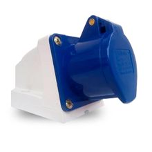 Tomada Industrial Sobrepor 16A 4 Polos Azul Weg