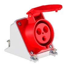 Tomada Industrial Sobrepor 32A Vermelho 3 Polos Weg