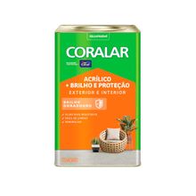 Tinta Acrílica Coralar Mais Brilho & Proteção Coral Branco