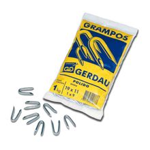 Grampo Galvanizado Tipo U Gerdau 1kg