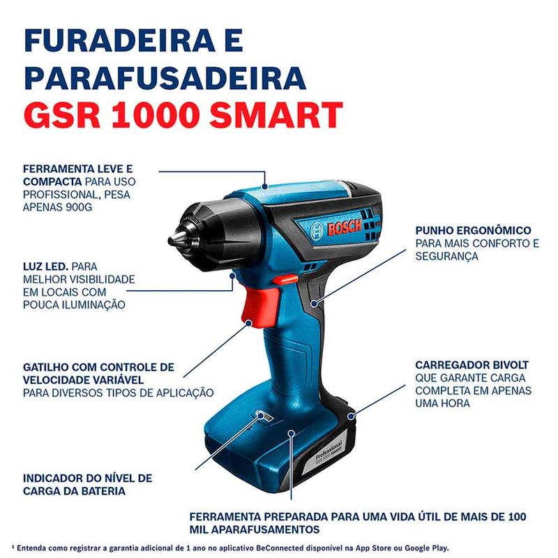 parafusadeira-e-furadeira-bosch-1-4-pol-gsr-1000-smart-12v-com-bateria-carregador-e-maleta_10
