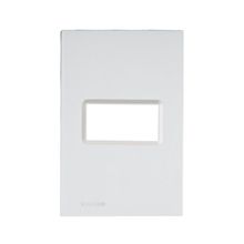 Placa 4X2 sem Suporte 1 Posto Delta Mondo Soprano Branco