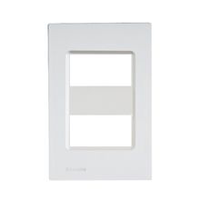 Placa 4X2 sem Suporte Postos Afastados Delta Mondo Soprano Branco