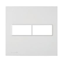 Placa 4X4 2 Postos sem Suporte Delta Mondo Soprano Branco