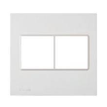 Placa 4X4 4 Postos Juntos sem Suporte Delta Mondo Soprano Branco