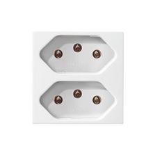 Módulo Tomada 2P+T Duplex 10A Revita Soprano 250V