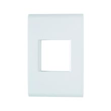 Placa 2 Postos Juntos 4X2 Liz Tramontina Branco