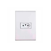 Conjunto Montado 4X2 1 Função Tomada 2P+T 10A 250V Liz Tramontina Branco