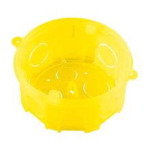 Caixa de Embutir Octagonal Tramontina Amarelo 4x4
