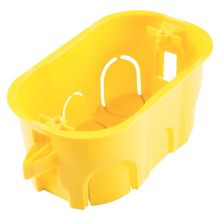 Caixa de Embutir Drywall Tramontina Amarelo 4X2