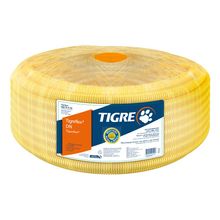 Eletroduto Corrugado Flexível 50 Metros Tigreflex Tigre Amarelo