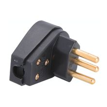 Plugue Angular Priscus Tramontina Preto 2P+T