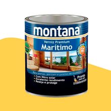 Verniz Acetinado Marítimo Montana Natural