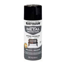 Tinta Spray Metal Protection Brilho Rust-Oleum Preto 340g