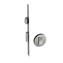 Fechadura Inox Polido Externa Rolete Roseta Redonda Pado
