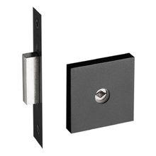 Fechadura Zamac Trava Tetra Roseta Quadrada Preto Texturizado
