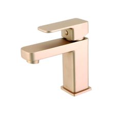 Torneira Monocomando Lavatório Mesa Meber Dourado Matte