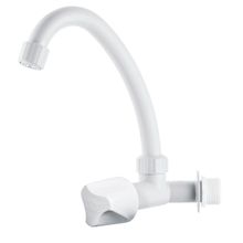 Torneira Cozinha Plástica Bica Móvel Branca 1/2" Herc