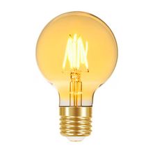 Lâmpada Led Filamento Vintage Globo G80 E27 Taschibra Ambar