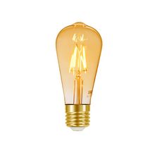 Lâmpada Led Filamento Vintage St64 E27 Taschibra Âmbar