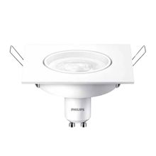 Spot Led Embutir Quadrado Mr16 Gu10 Philips 2700K