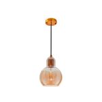 pendente-e27-lasi-nordecor-sem-lampada-ambar