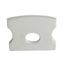 Tampa com Furo para Perfil Risqué Avant com 10 Peças 24 X 15mm Branco
