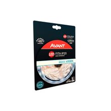 Fita Led Interna 8mm 5M 4 8W/m Avant 6500K com Fonte Bivolt