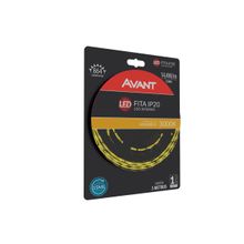 Fita Led Interna 10mm 5M 14,4W/m Avant 3000K com Fonte Bivolt