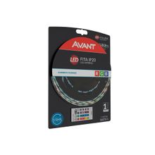Fita Led Interna 10mm 5M 14,4W/m Avant RGB com Fonte Bivolt