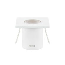 Mini Spot Led Embutir Quadrado Elegance 1,5W Avant 2700K Branco