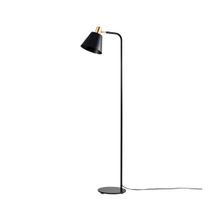 Abajur Coluna E27 Petti Nordecor Dourado Fosco e Preto