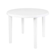 Mesa Plástica Redonda Desmontável Mor
