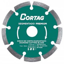 Disco Corte Diamantado Segmentado Premium Cortag