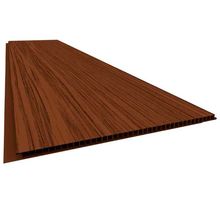Forro PVC Liso Junta Seca Relevo 7mm X 20cm X 5m Plasbil Mogno