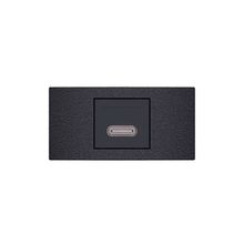 Módulo de Tomada USB-C Revitá Soprano Carbono Bivolt