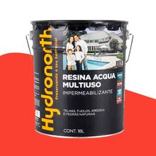 Resina Multiuso Acqua Hydronorth Vermelho Óxido