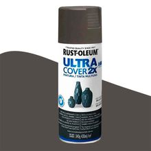 Tinta Spray Multiúso Brilhante Ultra Cover Rust-Oleum Cinza Escuro 340g