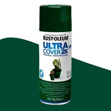 Tinta Spray Multiúso Brilhante Ultra Cover Rust-Oleum Verde Escuro 340g
