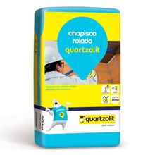 Chapisco Rolado Quartzolit Cinza