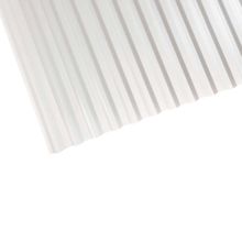 Telha Policarbonato Greca Trapezoidal Ajover Cristal