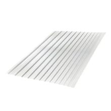 Telha Policarbonato Greca Trapezoidal Ajover Leitosa