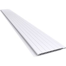 Forro PVC Frisado 7mm X 10cm X 4m Plasbil Branco