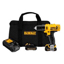 Furadeira Parafusadeira 3/8" Dewalt DCD710D2-B2 12V com Baterias e Carregador